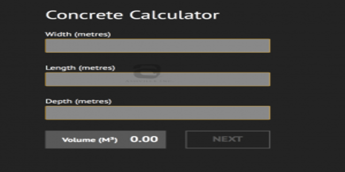 Concrete Calculator Ashville Concrete 020 7736 0355